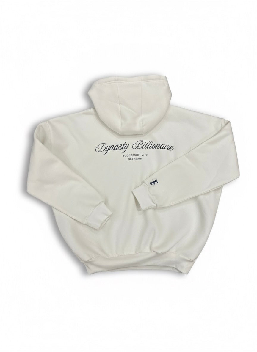 The "Dynasty Billionaire" Signature Premium Cream Heavyweight Hoodie