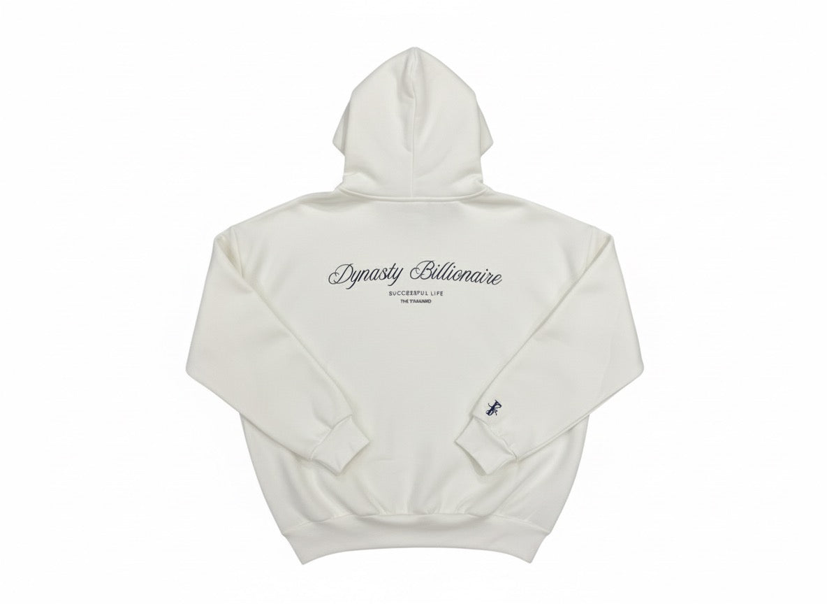 The "Dynasty Billionaire" Signature Premium Cream Heavyweight Hoodie